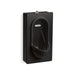 KOHLER K-38020-ET Portico Wall-hung Top Spud Urinal, 0.125 GPF, Black Black - 3/4 view of product