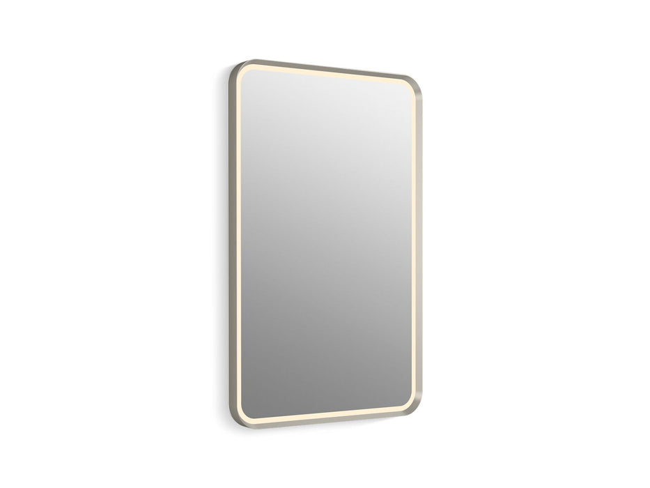KOHLER K-38023-DLM Essential Ultrabright 22" x 34" rectangular lighted framed mirror