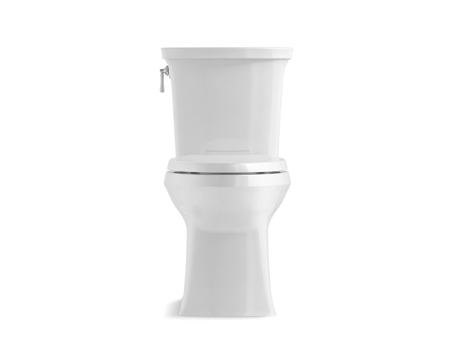 KOHLER K-3814 Corbelle ComForteeight Two-piece elongated 1.28 gpf chair height toilet, white - view 4