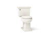 KOHLER K-3817 Memoirs Stately Two-piece Elongated Toilet, 1.28 GPF, Biscuit - 3/4 view of product