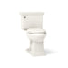 KOHLER K-3817 Memoirs Stately Two-piece Elongated Toilet, 1.28 GPF, biscuit