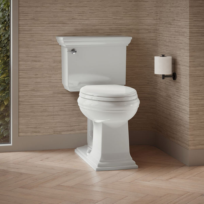 KOHLER K-3817 Memoirs Stately Two-piece Elongated Toilet, 1.28 GPF, White - image focused on single product story