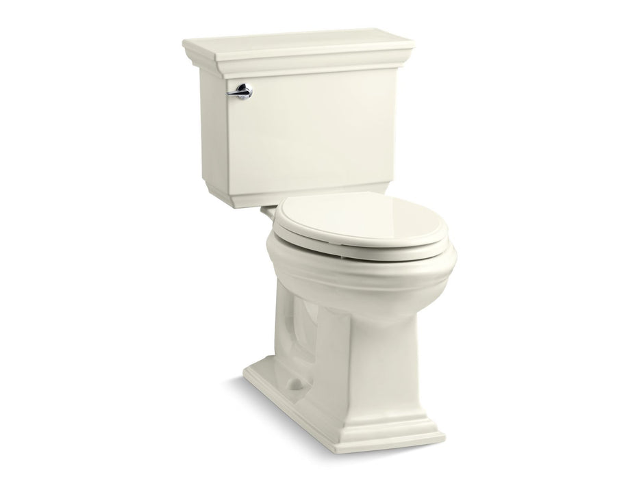 KOHLER 3817-U Memoirs Stately Two-piece elongated 1.28 gpf chair height toilet with insulated tank, biscuit