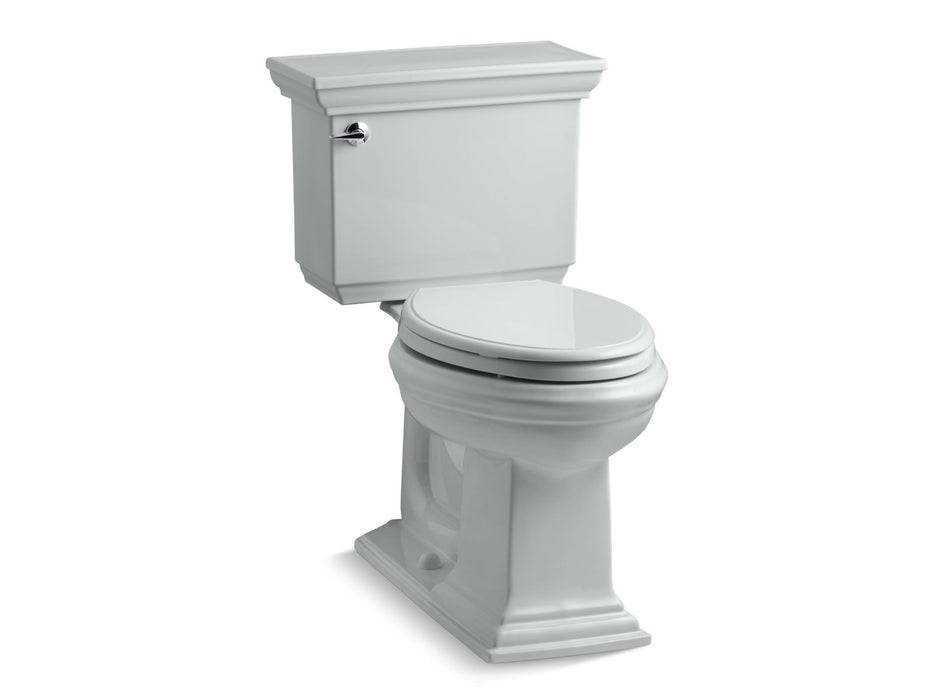 KOHLER 3817-U Memoirs Stately Two-piece elongated 1.28 gpf chair height toilet with insulated tank, ice grey