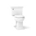 KOHLER 3817-U Memoirs Stately Two-piece elongated 1.28 gpf chair height toilet with insulated tank, white