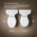 KOHLER 3817-U Memoirs Stately Two-piece elongated 1.28 gpf chair height toilet with insulated tank, white - view 4
