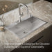 KOHLER K-3821-4 Vault 33" top-/undermount single-bowl kitchen sink, stainless steel - view 3