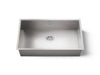 KOHLER K-3821 Vault 32" undermount single-bowl large kitchen sink, stainless steel