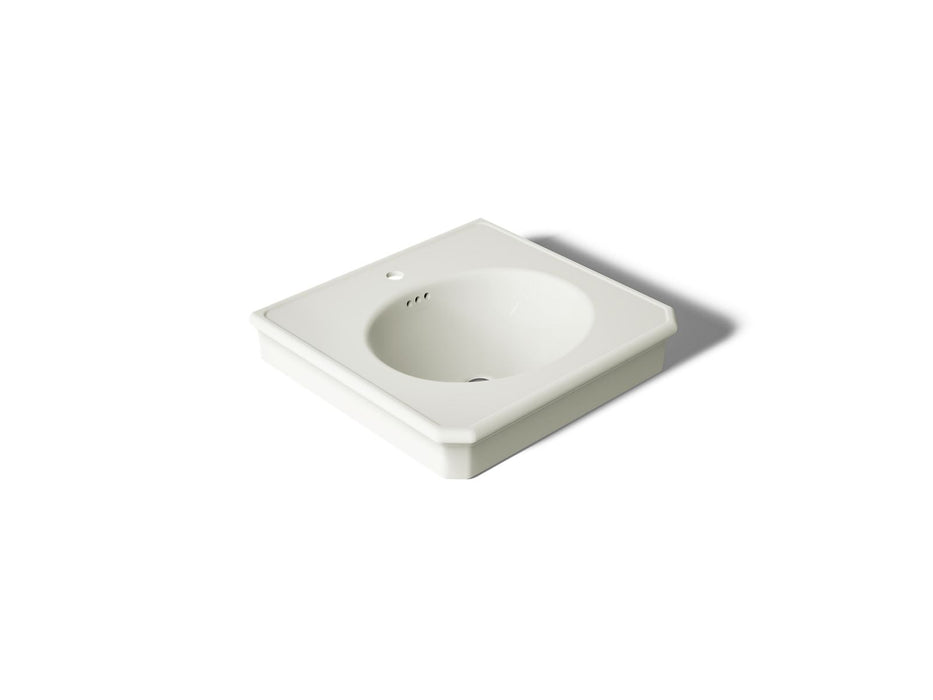KOHLER K-38224-1 Claude 24" rectangular pedestal/console table bathroom sink