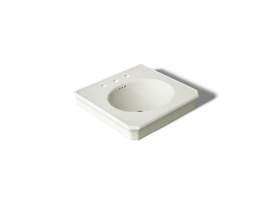 KOHLER K-38224-8 Claude 24" rectangular pedestal/console table bathroom sink