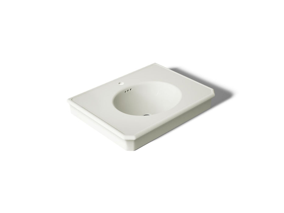 KOHLER K-38225-1 Claude 30" rectangular pedestal/console table bathroom sink