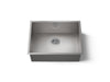 KOHLER K-3822 Vault 24" undermount single-bowl kitchen sink, stainless steel