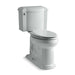 KOHLER K-3837 Devonshire Two-piece Elongated Toilet, 1.28 GPF, ice grey
