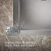 KOHLER K-3838-4 Vault Smart Divide 33" top-/undermount double-bowl kitchen sink, stainless steel - view 2