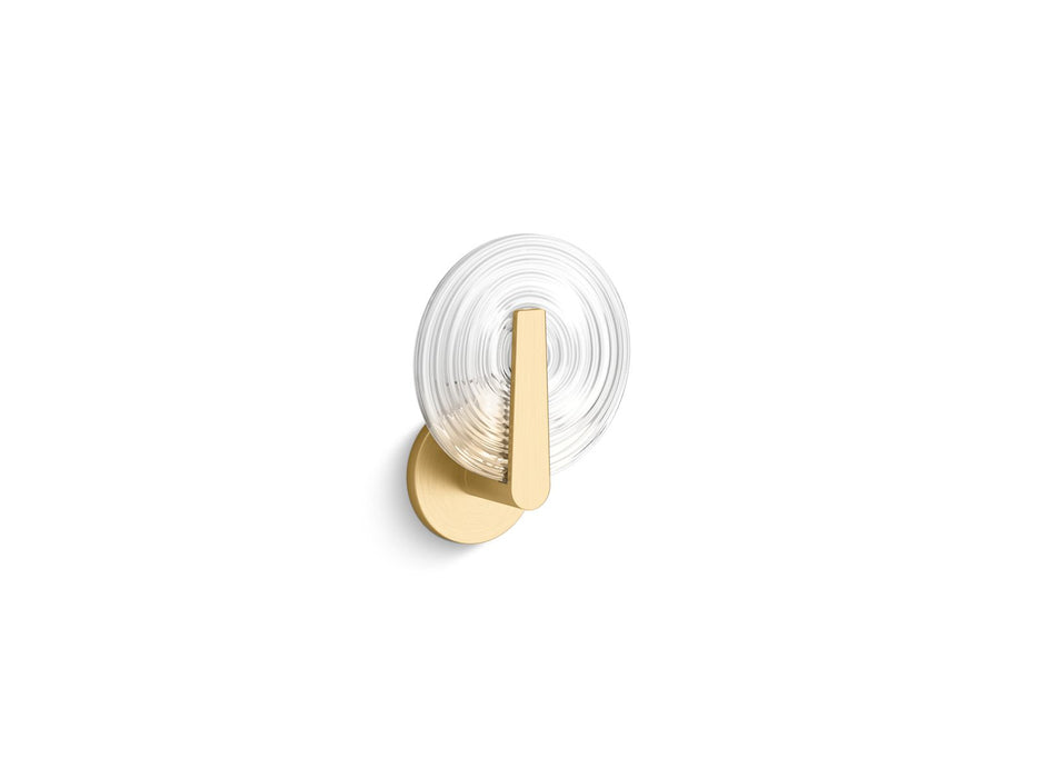 KOHLER K-38396-SC01S Hint One-light sconce, brushed moderne brass - view 2