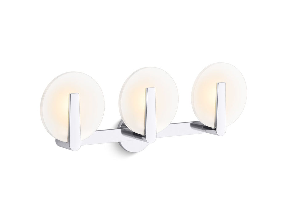 KOHLER K-38398-SC03 Hint Three-light sconce, polished chrome - view 2