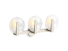 KOHLER K-38398-SC03S Hint Three-light sconce, brushed nickel - view 2