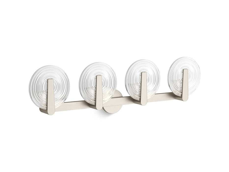 KOHLER K-38399-SC04S Hint Four-light sconce, brushed nickel
