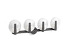 KOHLER K-38399-SC04S Hint Four-light sconce, matte black