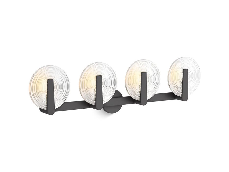 KOHLER K-38399-SC04S Hint Four-light sconce, matte black - view 2