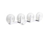 KOHLER K-38399-SC04S Hint Four-light sconce, polished chrome