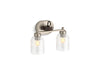 KOHLER K-38417 Tannage Two-light Sconce, brushed nickel - view 2