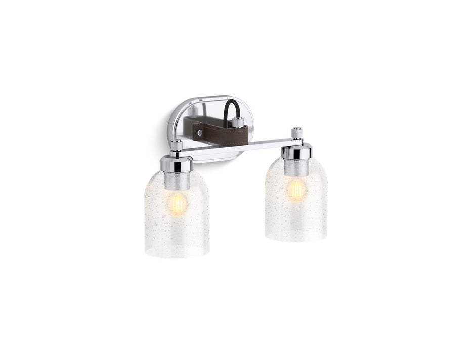 KOHLER K-38417 Tannage Two-light Sconce, polished chrome - view 2