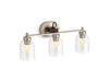 KOHLER K-38418 Tannage Three-light Sconce, brushed nickel - view 2