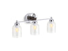 KOHLER K-38418 Tannage Three-light Sconce, polished chrome - view 2
