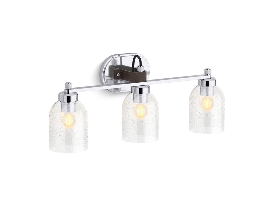 KOHLER K-38418 Tannage Three-light Sconce, polished chrome - view 2