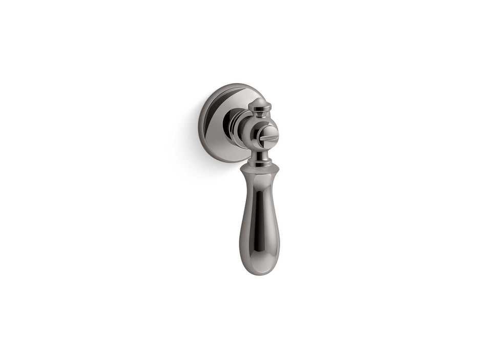 KOHLER K-38578 Harken Left-hand trip lever, vibrant titanium