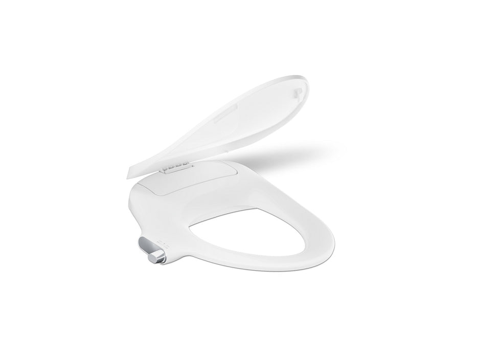 KOHLER K-38840-0 K-38840 PureWash M325 Elongated Manual Bidet Toilet Seat, white