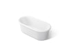 KOHLER K-38859 Claude 65-3/4" x 33-1/2" freestanding bath