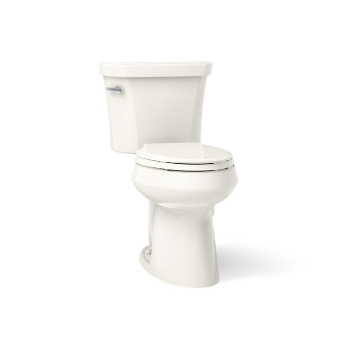 KOHLER K-3889 Highline ComForteeight Two-piece elongated 1.28 gpf chair height toilet with 10" rough-in - Biscuit