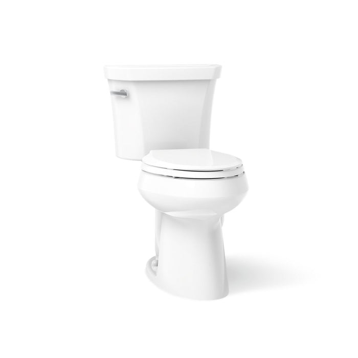 KOHLER K-3889 Highline ComForteeight Two-piece elongated 1.28 gpf chair height toilet with 10" rough-in - White