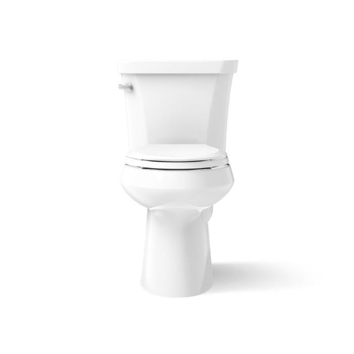 KOHLER K-3889 Highline ComForteeight Two-piece elongated 1.28 gpf chair height toilet with 10" rough-in - White