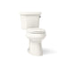 KOHLER K-3889-RA Highline ComForteeight Two-piece elongated 1.28 gpf chair height toilet with right-hand trip lever and 10" rough-in - Biscuit