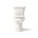 KOHLER K-3889-RA Highline ComForteeight Two-piece elongated 1.28 gpf chair height toilet with right-hand trip lever and 10" rough-in - Biscuit