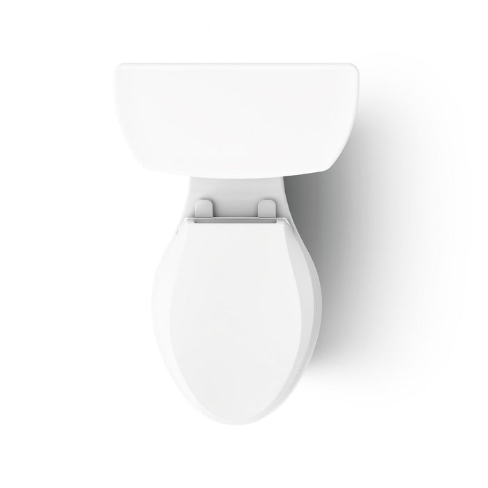 KOHLER K-3889-TR Highline ComForteeight Two-piece elongated 1.28 gpf chair height toilet with right-hand trip lever, tank...