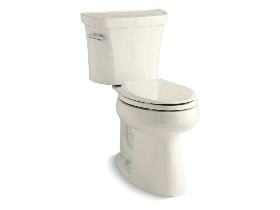 KOHLER K-3889-UT Highline ComForteeight Two-piece elongated 1.28 gpf chair height toilet with tank cover locks, insulated...