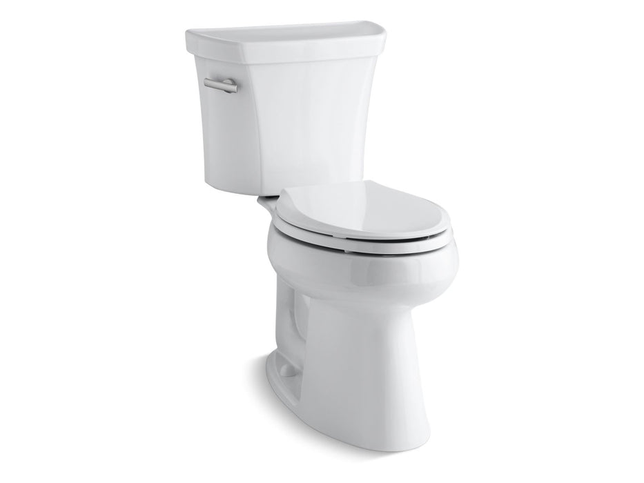 KOHLER K-3889-UT Highline ComForteeight Two-piece elongated 1.28 gpf chair height toilet with tank cover locks, insulated...