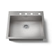 KOHLER K-3894-4 Vault 25" top-/undermount single-bowl kitchen sink, stainless steel - view 4