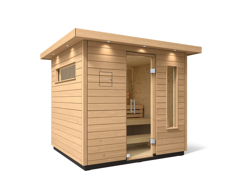 KOHLER K-39188-1FNC C2 Five-person outdoor sauna, douglas fir