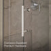 KOHLER K-39256-6L Elate 44-5/8"-47-5/8" W x 70-1/2" H Sliding Shower Door with 1/4"-thick Crystal Clear Glass, Bright Polishe