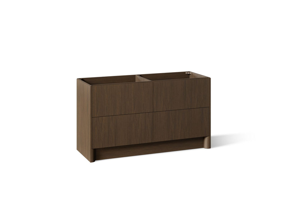 KOHLER K-39269 Statement 60" Bathroom Vanity Cabinet, Draper Oak - 3/4 view of product