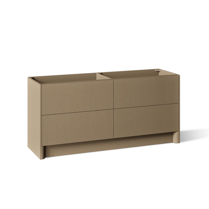 KOHLER K-39270 Statement 72" Bathroom Vanity Cabinet, Pale Oak - 3/4 view of product