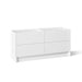 KOHLER K-39270 Statement 72" Bathroom Vanity Cabinet, White - 3/4 view of product