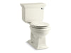 KOHLER K-3933 Memoirs Stately Two-piece Round-front Toilet, 1.28 GPF, biscuit