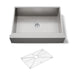 KOHLER K-3936 Vault 29-1/2" undermount single-bowl farmhouse kitchen sink, stainless steel - view 5