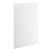 KOHLER K-39440-T07 Stoneridge 96" x 72" shower back wall with large block design, honed white